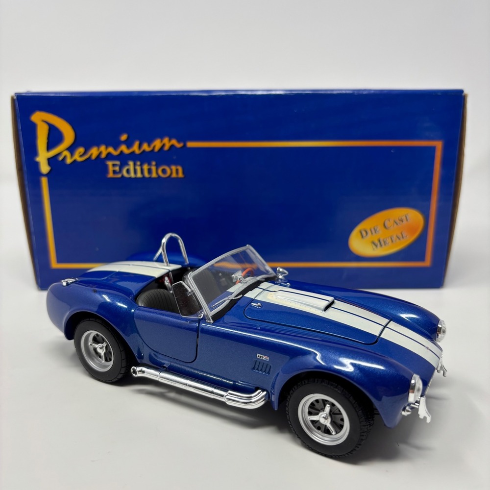 1965 Shelby Cobra 427 S/C Diecast Metal 1:24 Welly American Mint Premium Edition